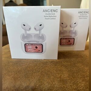 ANC/ENC Touchscreen Earbuds 2 pairs $50 each